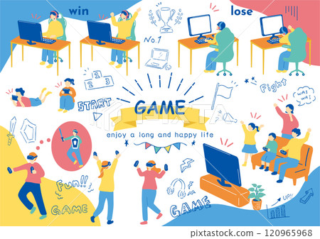 People who enjoy games People who enjoy games 120965968
