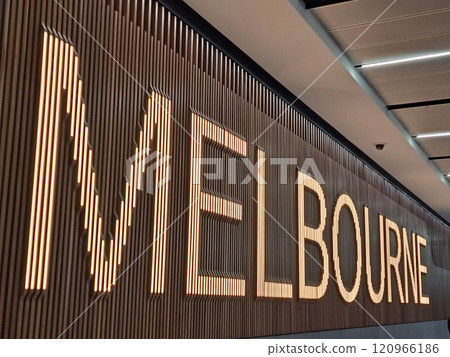 Australia Melbourne Airport Exit 120966186