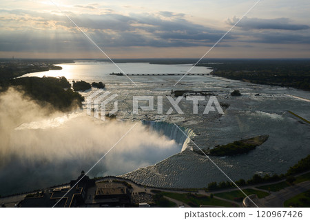 Niagara Falls Morning 120967426