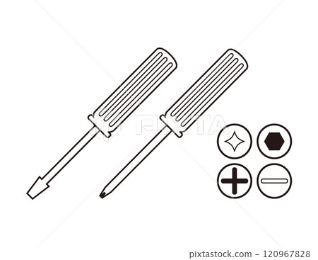 Screwdriver icon Tool illustration Screwdriver icon Tool illustration 120967828