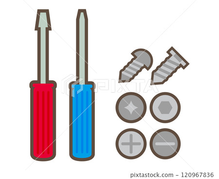 Screwdriver icon Tool illustration 120967836