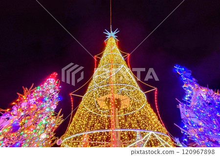 國立備北山公園的冬季彩燈 國立備北山公園的冬季彩燈 120967898