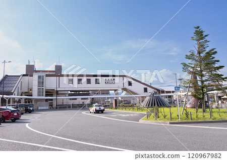 Gotenba Station in front of the station 120967982