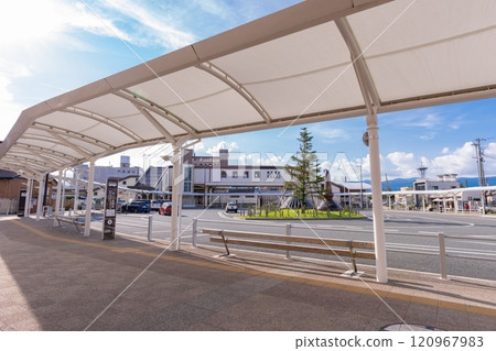 Gotenba Station in front of the station 120967983