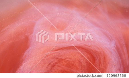 Vapor ink. Steam abstract. Defocused bright red pink smoke paint cloud shiny splash mist texture vortex wave moving on art background. 120968566