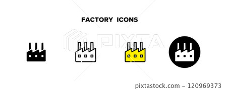 工廠圖標 120969373