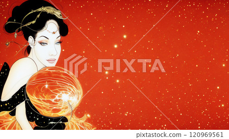 Utamaro in a parallel world AI image 120969561