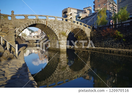 Nagasaki City Megane Bridge 120970516