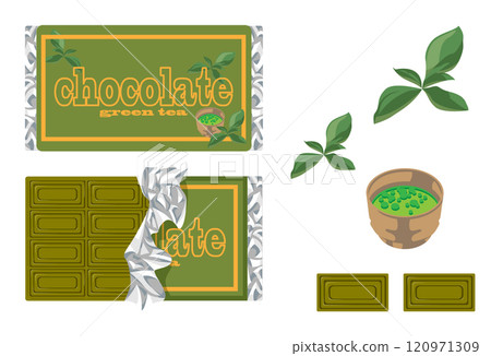 多種口味的巧克力包裝 多種口味的巧克力包裝 120971309