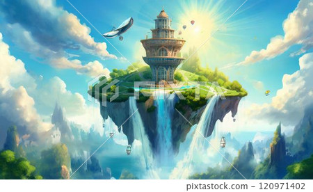 天空中的建築 天空中的建築 120971402
