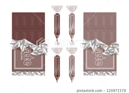 各種巧克力棒巧克力筆 120971578