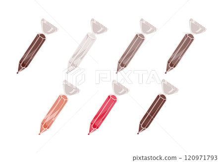 Chocolate pens with a wide variety of flavors Chocolate pens with a wide variety of flavors 120971793