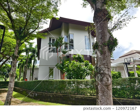 Detailed view of windows, doors and balconies of city buildings Detailed view of windows, doors and balconies of city buildings 120972167