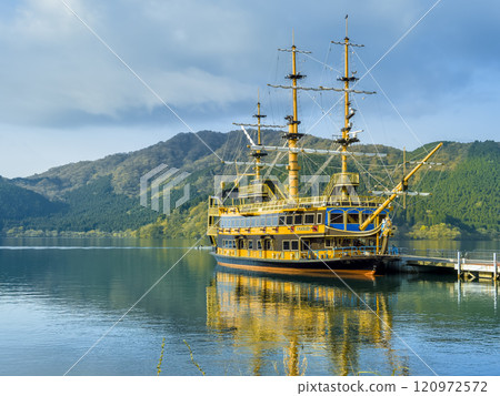 Hakone, Lake Ashi, Togendai Port / Hakone, Japan 120972572