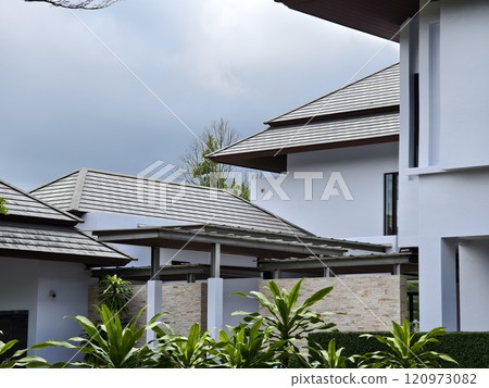 Detailed view of windows, doors and balconies of city buildings Detailed view of windows, doors and balconies of city buildings 120973082