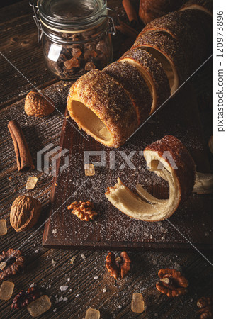 Hungarian sweet bread Hungarian sweet bread 120973896