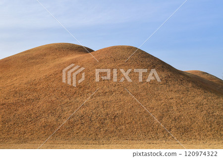 Ancient Silla Dynasty tombs in Korea 120974322