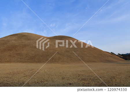 Ancient Silla Dynasty tombs in Korea Ancient Silla Dynasty tombs in Korea 120974330