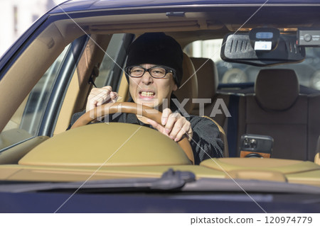 Irritated driver (image) Irritated driver (image) 120974779