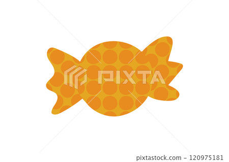 Polka dot candy illustration 120975181