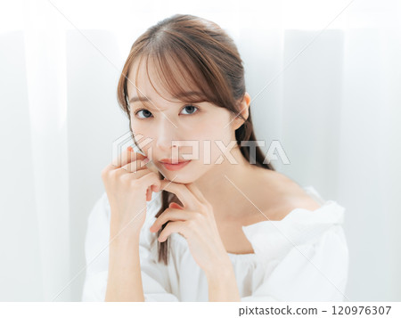 女性美容肖像護膚化妝品 女性美容肖像護膚化妝品 120976307