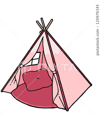 Kids tent (pink) 120976345