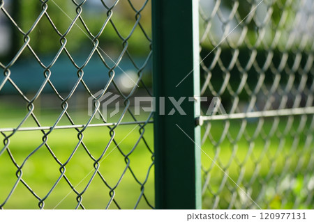 landscape with fence landscape with fence 120977131