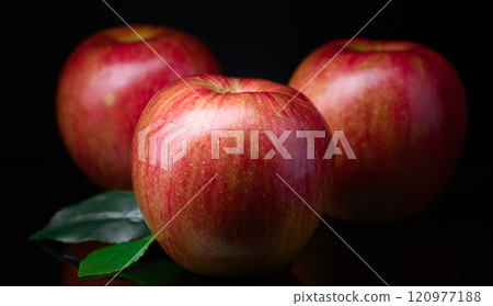 蘋果(黑色背景) 蘋果(黑色背景) 120977188