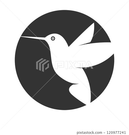 Hummingbird logo icon design 120977241
