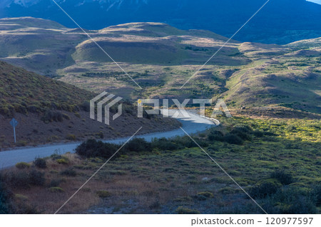 Southern Patagonians landscape Southern Patagonians landscape 120977597