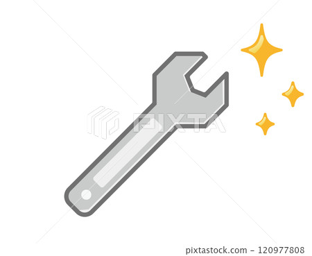 螺栓扳手圖示可愛工具圖 螺栓扳手圖示可愛工具圖 120977808