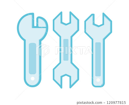 螺栓扳手圖示可愛工具圖 螺栓扳手圖示可愛工具圖 120977815