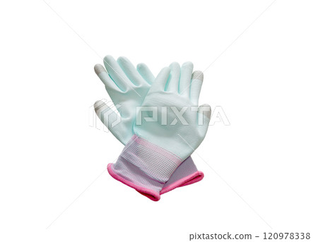 Non-slip work gloves [white background, cutout] 120978338