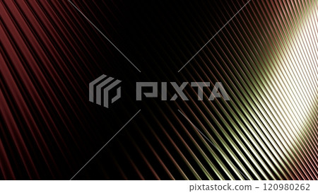 Abstract background with metallic waves, shiny surface in dark tones, modern design for wallpapers, presentations, banners, and graphic design Abstract background with metallic waves, shiny surface in dark tones, modern design for wallpapers, presentations, banners, and graphic design 120980262