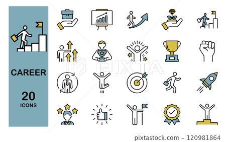 職業發展線圖示設定顏色 120981864