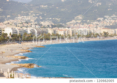Landscape of Nice, Cote d'Azur, France Landscape of Nice, Cote d'Azur, France 120982005