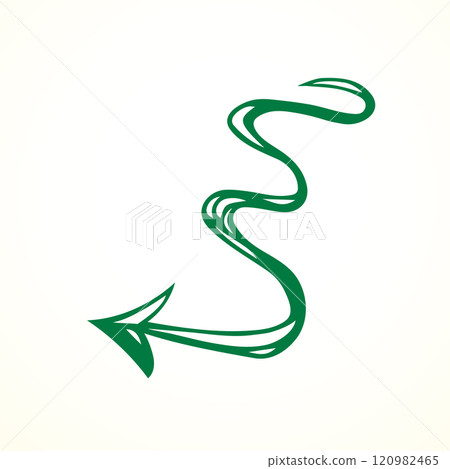 Arrow symbol. Vector drawing icon Arrow symbol. Vector drawing icon 120982465