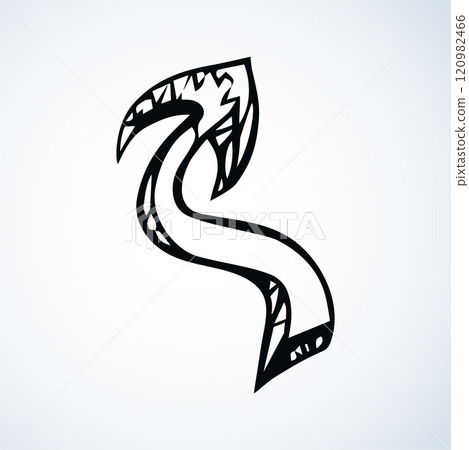 Arrow symbol. Vector drawing icon 120982466