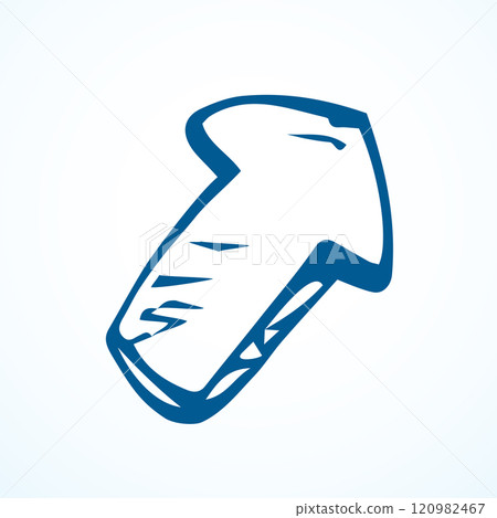 Arrow symbol. Vector drawing icon 120982467