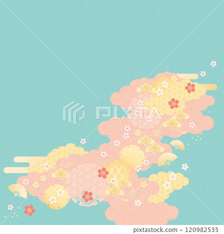 背景素材-日式櫻花2024-28 120982535