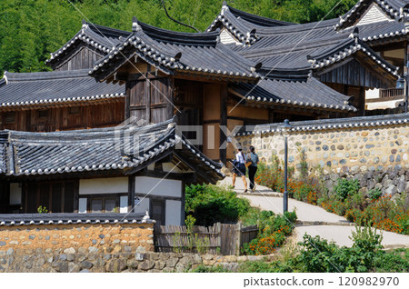 Traditional Korean Folk Villages Traditional Korean Folk Villages 120982970