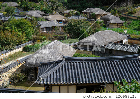 Traditional Korean Folk Villages 120983123