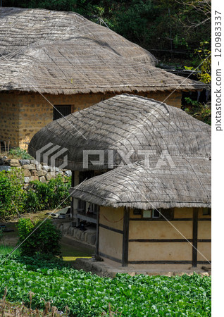 Traditional Korean Folk Villages Traditional Korean Folk Villages 120983337