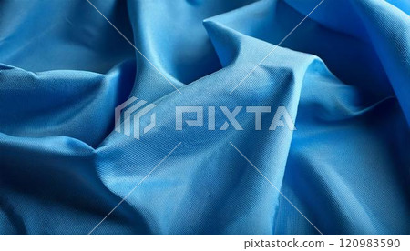 藍色摺痕布 藍色摺痕布 120983590