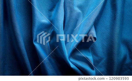 Blue creased cloth Blue creased cloth 120983593