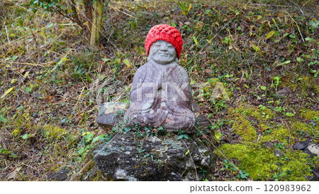 Arhat statues at Hokoji Temple 120983962
