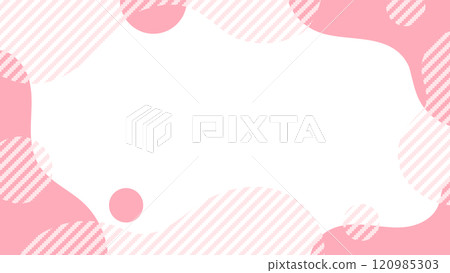 Pink jagged striped fluid shape frame 16:9 Pink jagged striped fluid shape frame 16:9 120985303