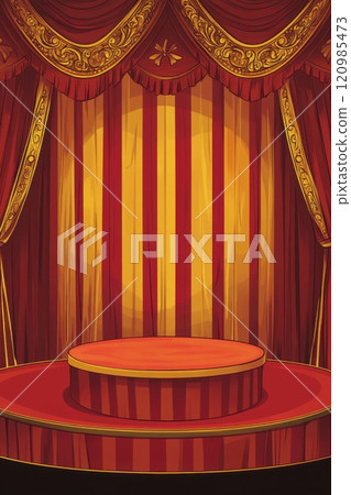 Where magic meets the stage the perfect spotlight moment! 120985473