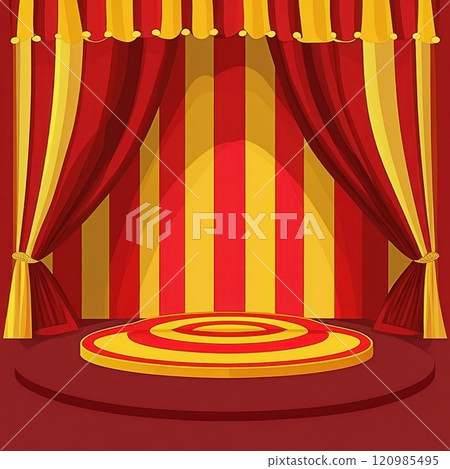 Where magic meets the stage the perfect spotlight moment! 120985495