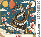 2025新年賀卡材料 120986310